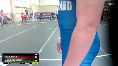 210 lbs Round 3 (6 Team) - Rock Shurette, Dayton Bandits vs Amirah Lencrerot, Glasgow WA