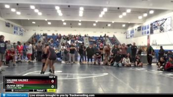 137 lbs Cons. Round 3 - Olivia Ortiz, Corona Del Mar vs Valerie Valdez, Downey