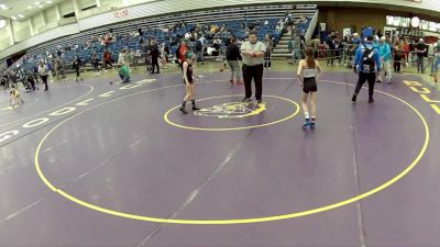 14U Girls - 75 lbs Champ. Round 1 - Jaelyn Anderson, Nebraska Wrestling Academy vs Brielle Richardson, Central Kentucky Wrestling Club