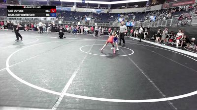 53.5-58 lbs 7th Place - Ava Voyles, Bulls WC vs Julianne Whitehair, Abilene Kids Wrestling Club