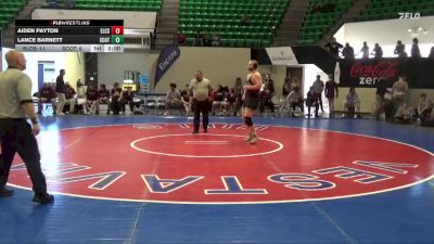 287 lbs Semifinals (8 Team) - Luke Calfee, Scottsboro vs Warren Bethea, Elmore County School