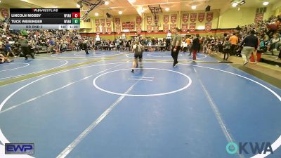 120 lbs Rr Rnd 2 - Lincoln Mosby, Wyandotte Youth Wrestling vs Tuck Weisinger, Wyandotte Youth Wrestling