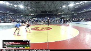 93 lbs Cons. Round 3 - Senna Alfaro, Snoqualmie Valley Wrestling Club vs Ila Acosta, Inland Northwest Wrestling Training Center