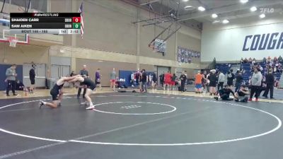 165 lbs Cons. Round 2 - Shaiden Carr, Southern Oregon vs Sam Aiken, Southern Oregon
