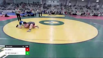 126 lbs Round Of 32 - Bryan Latta, VA vs Max Wirnsberger, PA