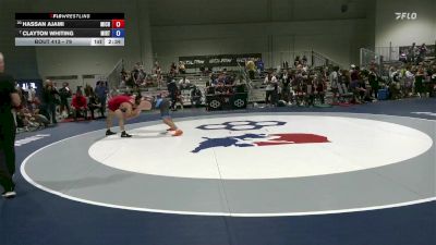 79 lbs Cons. Round 4 - Hassan Ajami, Michigan vs Clayton Whiting, Minnesota - RTC