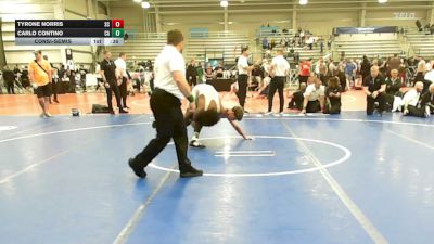 145 lbs Consolation - Tyrone Norris, SC vs Carlo Contino, CA