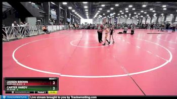 52 lbs Rd# 1 9:00am Friday - Carter Hardy, PA Silver vs Jaxsen Brown, Maryland BLACK