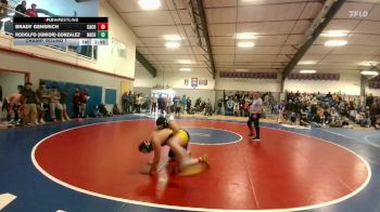 215 lbs Champ. Round 1 - Brady Gensrich, Campbell County vs Rodolfo (Junior) Gonzalez, Natrona County