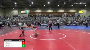 114 lbs Consolation - Robert Olacio, The Shed vs Andrew Rechs, NorCal All Stars