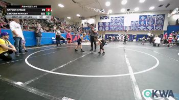 67 lbs Rr Rnd 4 - Cayden Chiles, Bristow Elementary Wrestling Club vs Lincoln Hartley, Husky Wrestling Club