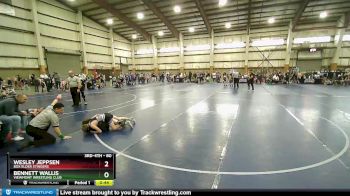 80 lbs Cons. Round 3 - Wesley Jeppsen, Box Elder Stingers vs Bennett Wallis, Viewmont Wrestling Club