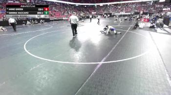 Girls 120 lbs Cons. Round 1 - Anne Green, Eau Claire Memorial-Girls vs Gemma Vaccaro, Milw. Ronald Reagan/Salam-Girls