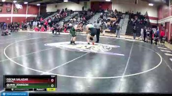 220 lbs Cons. Round 2 - Quinn Johnson, Palo Verde vs Oscar Salazar, Rancho