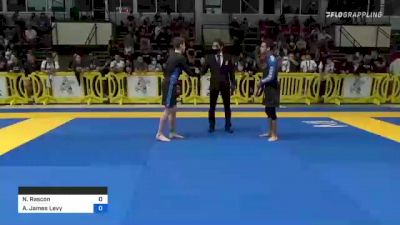 Noe Rascon vs Aidan James Levy 2021 Pan IBJJF Jiu-Jitsu No-Gi Championship
