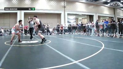 285 lbs Round Of 32 - Aaron Gonzalez, Canyon Springs HS vs Paul Mukhtar, Vills Bros WC