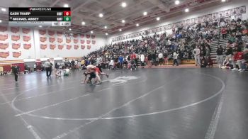 126 lbs Champ. Round 2 - Michael Abbey, Hartland vs Cash Tharp, Brecksville-Broadview Hts.