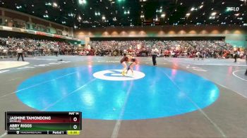 115 lbs Cons. Round 3 - Jasmine Tamondong, Douglas vs Abby Riggs, Siuslaw