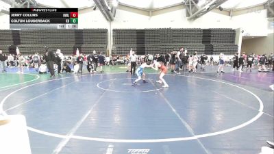 89 lbs Rr Rnd 6 - Jerry Collins, Revival White MS vs Colton Louderback, Kraken Revival