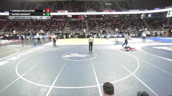 I-110 lbs Champ. Round 2 - Connor McAllister, Horseheads vs Xavier Seabury, North Babylon