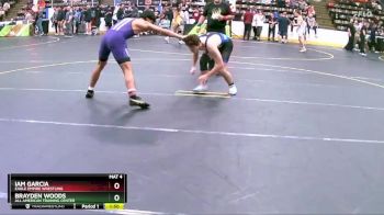 152 lbs Cons. Round 2 - Iam Garcia, Eagle Empire Wrestling vs Brayden Woods, All American Training Center