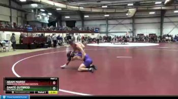 174 lbs Champ. Round 1 - Adam Marsh, Worcester Polytechnic Institute vs Dante Gutbrod, Williams College