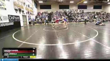 170 lbs Champ. Round 1 - Hayden Hamerl, Tillamook vs Alex Arreola, Madras