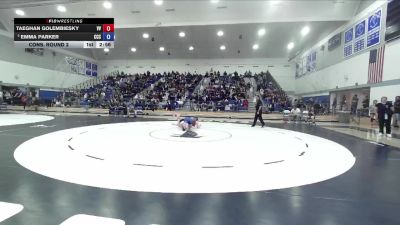 131 lbs Cons. Round 2 - Taeghan Golembiesky, Victor Valley College vs Emma Parker, Colby Community College