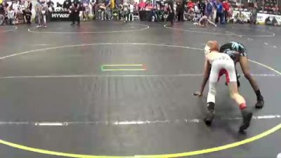 65 lbs Quarterfinal - Calvin Woodberry, Silverback Academy vs Jack Stevens, Wrestling University