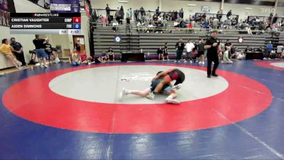 132 lbs Consi Of 4 - Cristian Vaughter, Compound Wrestling vs Aiden Simmons, Five Star Savannah Wrestling