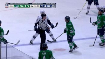PLAYOFF LINE BRAWL: Florida Everblades And Jacksonville Icemen Game 2