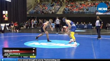 197 lbs Prelim Round 1 - Jack Trautman III, Limestone vs Derek Blubaugh, Indianapolis