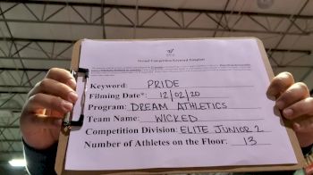 Dream Athletics - Wicked [L2 Junior - D2] 2020 WSF All Star Cheer & Dance Virtual Championship