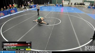 Dalton Lovejoy&nbsp;&nbsp;over&nbsp;Carson Inderlied