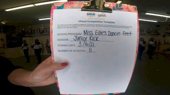 Miss Edie's Dancin Feet [Junior - Kick] 2021 UCA & UDA March Virtual Challenge