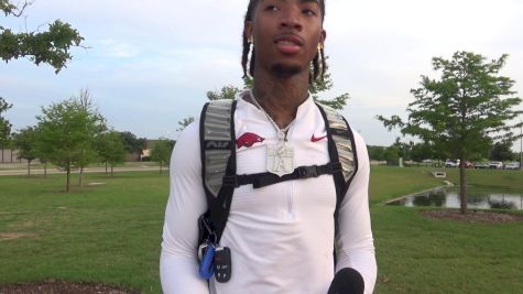 Jordan Anthony of Arkansas advances to 100m & 200m NCAA Semifinal