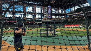 3 Minutes Of Batting Practice With Michigan Baseball