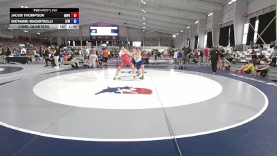 150 lbs Cons. Quarters - Jacob Thompson, Michigan Premier vs Giovanni Magistrelli, Laker Freestyle WC