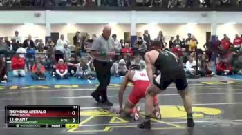 174 lbs Quarterfinal - Raymond Arebalo, Wabash College vs TJ Rhamy, Heidelberg University