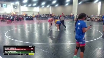 190 lbs Round 3 (8 Team) - Ammy Arroyo, Nebraska Wonder Women (A Team) vs Alyson Krum, Team Iowa Mermaid Mafia