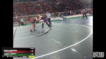 G 126 lbs Champ. Round 1 - Kaiya Osborne, American Falls vs Caddy Tverdy, Garden Valley