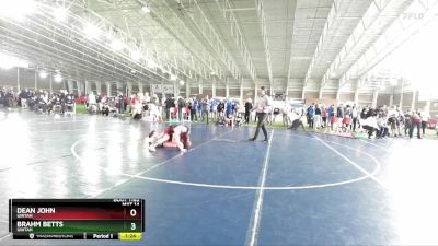 150 lbs Semifinal - Brahm Betts, Uintah vs Dean John, Uintah