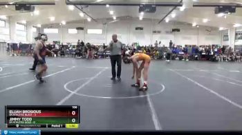 106 lbs Round 2 (4 Team) - Elijah Brosious, 84 Athletes Black vs Jimmy Todd, 84 Athletes Gold