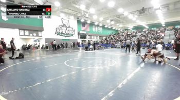 138 lbs Champ. Round 1 - Samuel Coxe, Hillcrest vs Emiliano Ramirez, Big Bear