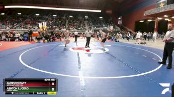 3A-120 lbs 3rd Place Match - Jackson East, Newcastle/Upton vs Ashton Lucero, Green River