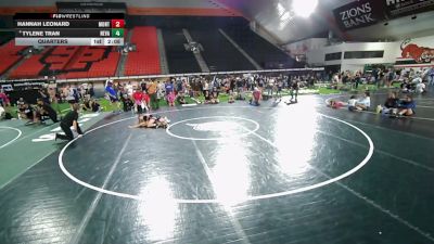 110 lbs Quarters - Hannah Leonard, Montana vs Tylene Tran, Nevada