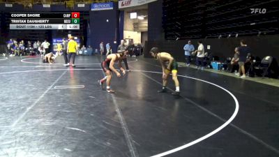 125 lbs Round Of 16 - Cooper Shore, Campbell vs Tristan Daugherty, North Dakota State