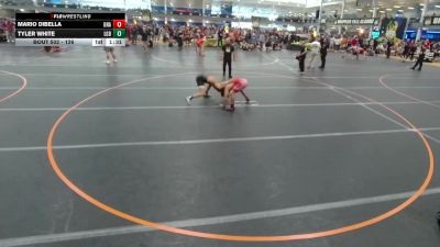 126 lbs Champ. Round 3 - Tyler White, Lake Gibson Braves vs Mario DiBella, Unattached