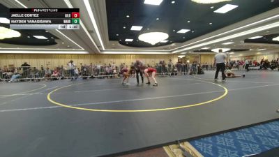 101 lbs Semifinal - Jaelle Cortez, Gilroy Hawks vs Hayden Yanagisawa, Warriors WC