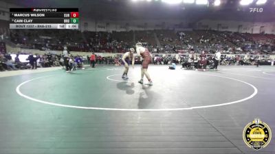 B4A-215 lbs Quarterfinal - Marcus Wilson, Clinton vs Cain Clay, Bristow